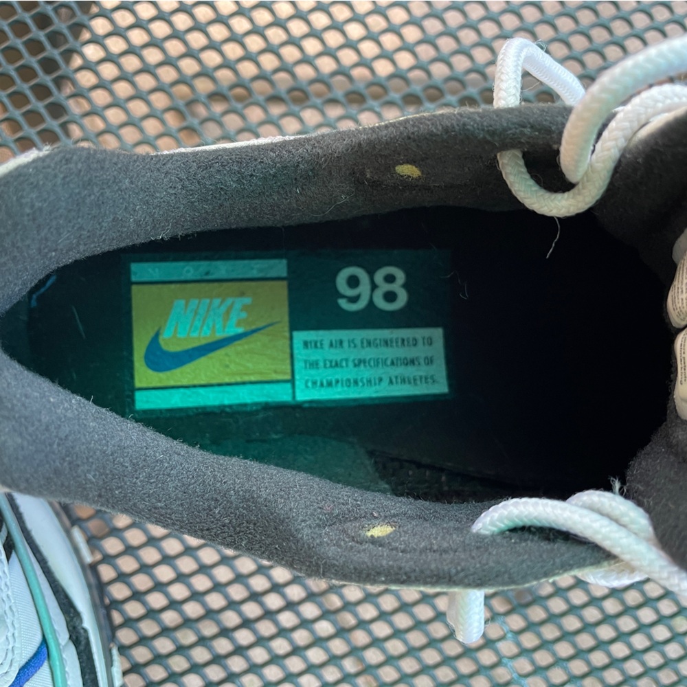 Nike Air Max 98 White Teal Nebula University Gold - Picture 6 of 9